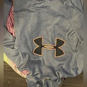 Grey under armor hoodie